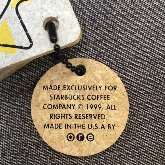 STARBUCKS COFFEE Cork Coasters Vintage 1999 - Picture 2 of 8